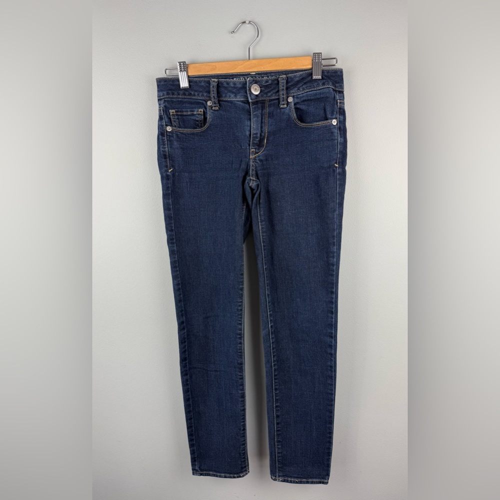American Eagle Outfitters Dark Blue Skinny Jeans